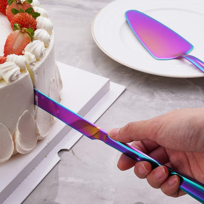 GoGeiLi Stainless Steel Wedding Cake Cutting Set