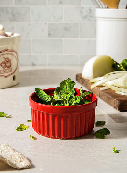 LE TAUCI Sauce Cups 2 OZ, Set of 6, White