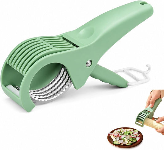 Multifunctional Banana Slicer For Banana,Strawberry,Grape(Green)
