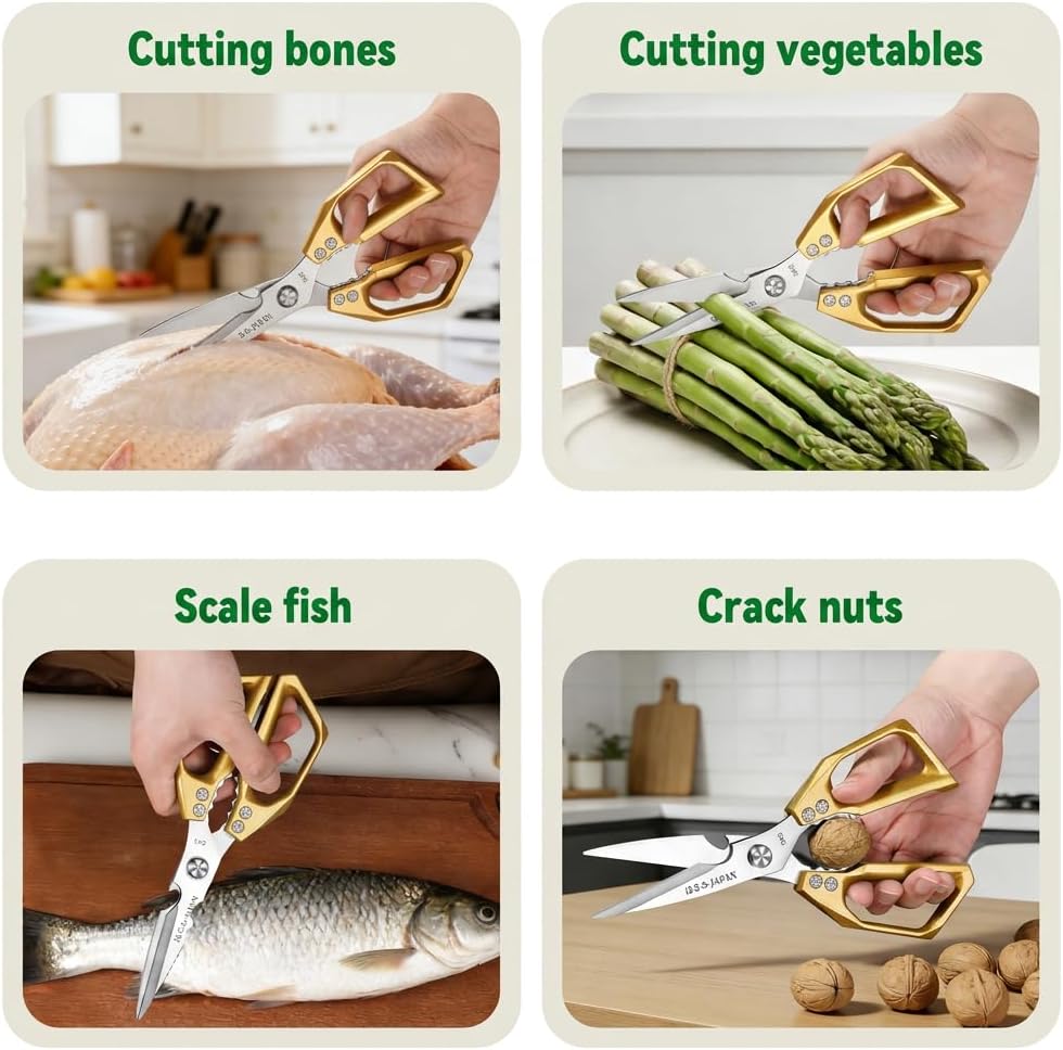 Kitchen Scissors for Food All Purpose Cooking Shears for Meat