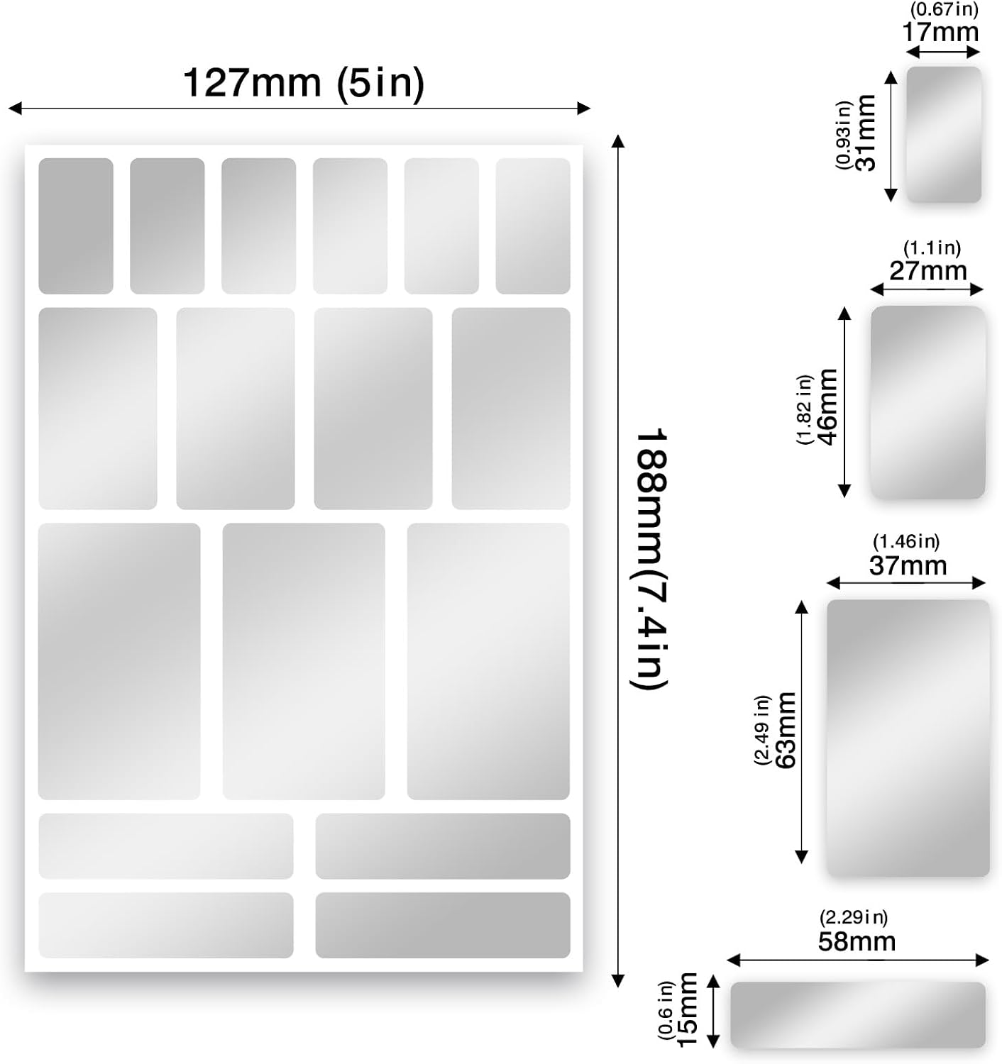 JIEHENG 170Pcs Black Removable Labels for Jars,for Storage Bins,for Food Containers with 2 Liquid Chalk Marker(Black)
