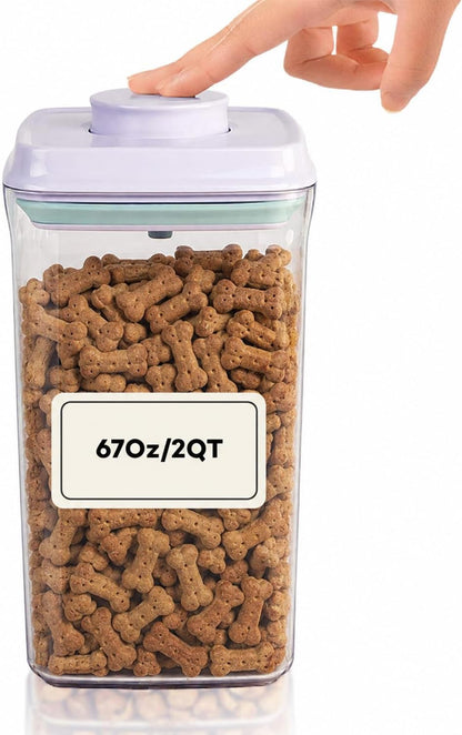 Bop Top Airtight Food Storage Containers with Lid 2 Cups / 16 oz | Kitchen Canister Sets | Air Tight Pantry Container | Pop Top Dry Food Storage Containers for Snacks, Sugar, Flour, Baking, Pasta