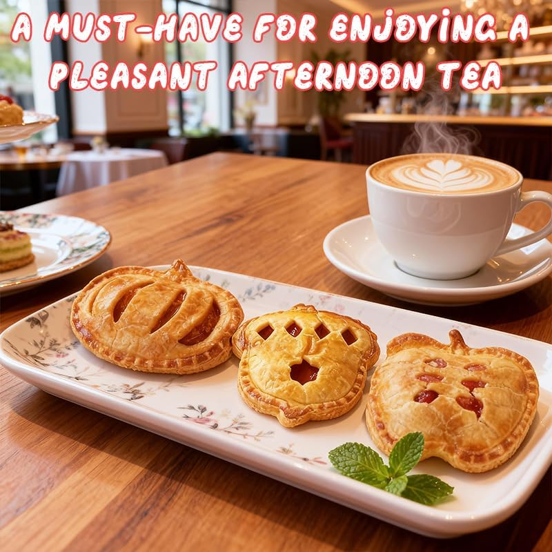 Mini Pie Molds, One-Handed Hand Pie Maker, 3-Shape Cookie & Pastry Press