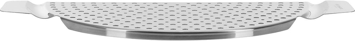 Westmark Stainless Steel Pan Strainer – Heat-Resistant Pot Drainer with Recessed Grip Handles, Fits Pots up to 10", Heavy-Duty Pasta & Vegetable Strainer, Dishwasher Safe