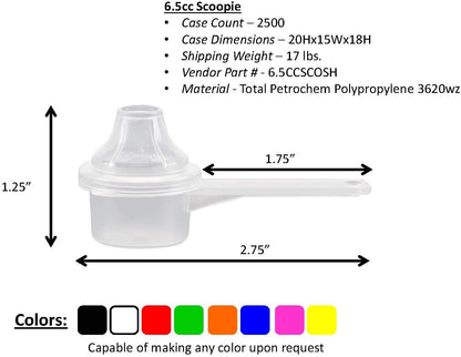 Measuring Scoop & Funnel - No Cap Open Spoon 1-Pack 15cc