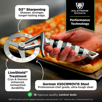 Dalstrong Beetlejuice Pizza Wheel Cutter