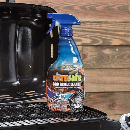 Grill Cleaning Spray - BBQ Grid and Grill Grate Cleanser by Citrusafe (3, 23oz)