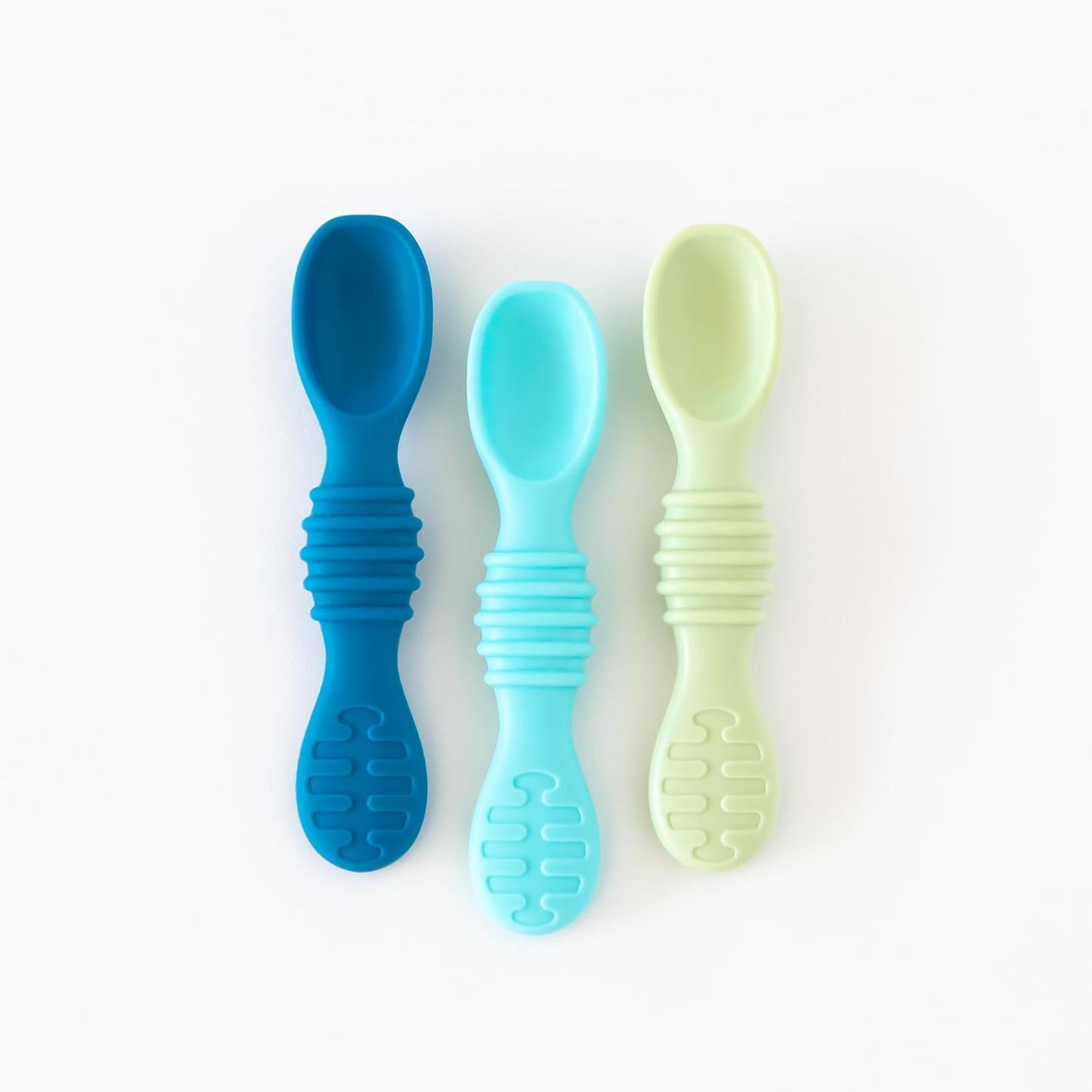 Bumkins Baby Bowl, Silicone Feeding Set with Suction for Baby and Toddler, Includes Spoon and Lid, First Feeding Set, Training Essentials for Baby Led Weaning for Babies 4 Months Up, Sage