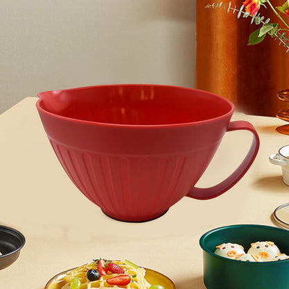Mixing Bowl Multipurpose Batter Bowl for Food Storage Beating Eggs Dessert