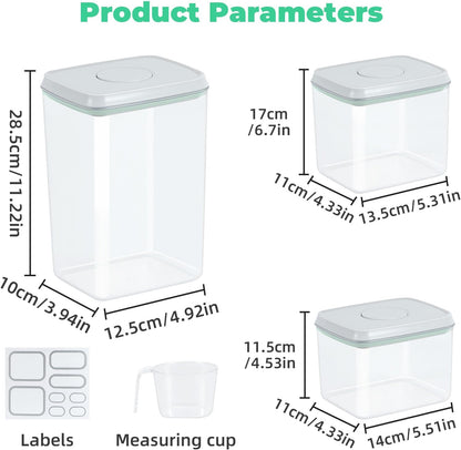 TBMAXS Versatile Storage Container Bin with Pop-up Lid & Scoop, Rice Flour Container Dog Cat Food Storage Container, Laundry Room Organization Household Essentials Kitchen Pantry Organizers
