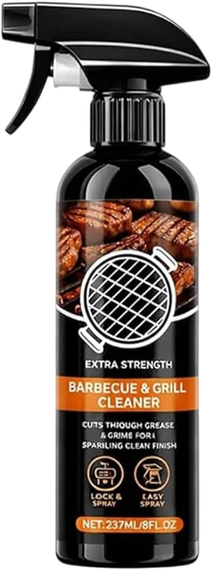 RAINPOT SAKER Grill Cleaner Spray for Outdoor BBQ 8 OZ- Heavy Duty Degreaser for Grates and Racks, Multi-Purpose Kitchen Grease Remover for Griddle, Oven & Stovetop (3pcs)