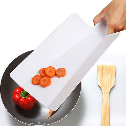 TopHomer Flexible Folding Cutting Boards for Kitchen Large Chopping & Cutting Mats for Cooking – Non Slip Cutting Sheets for Kitchen,15 inch x 8.4 inch(Dark gray)