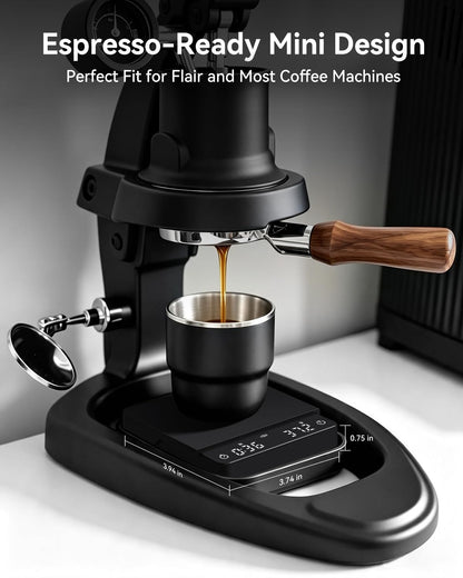 Espresso Coffee Scale with Timer 0.1g Precision Shot Scale