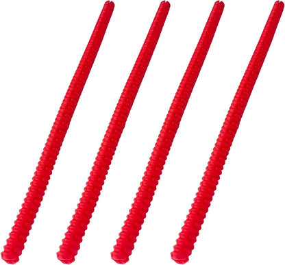 14 Inch Oven Rack Guards, Silicone Edge Protectors for Kitchen Oven Racks, Protective Covers(Red)