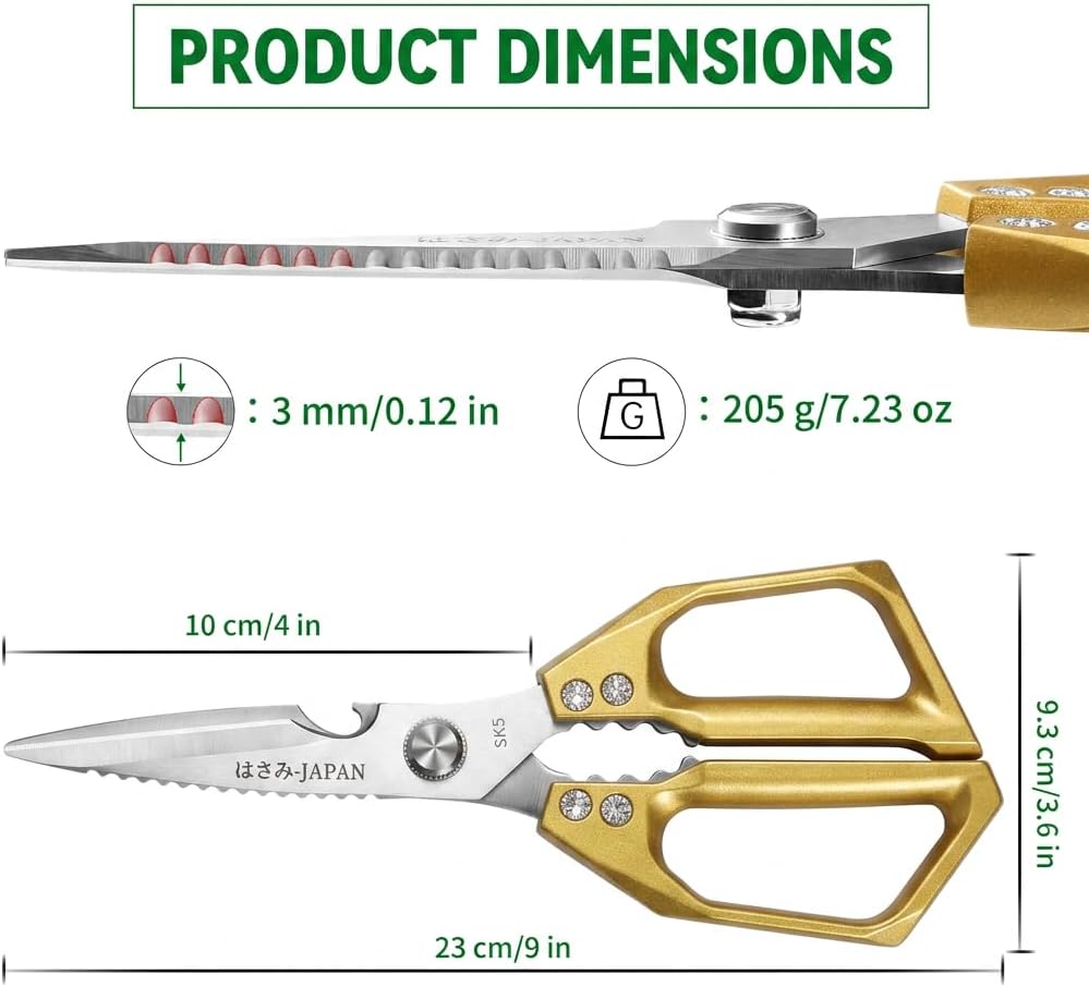 Kitchen Scissors for Food All Purpose Cooking Shears for Meat