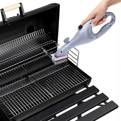 Barbecue Grill Steam Brush,Heavy Duty BBQ Cleaner for Grates Powerful Cleaning Brush Non Scratching Scraper Grate Gas Charcoal Electric Grills Grease Removal Scrubber Deep Cleans