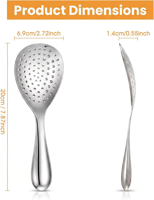 Ymapinc Rice Scooper, 7.87" Stainless Steel Non Stick Rice Paddle