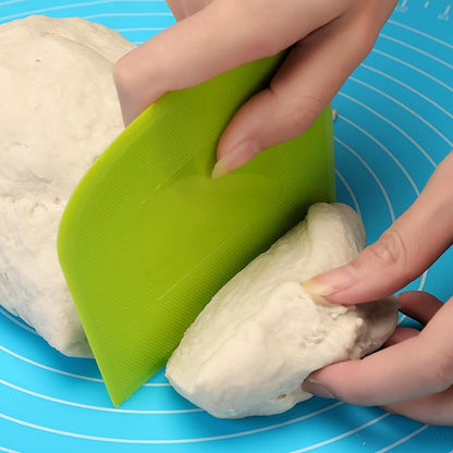 Suanyok Dough Bowl Scraper - Flexible Plastic Multi-Function Kitchen tools