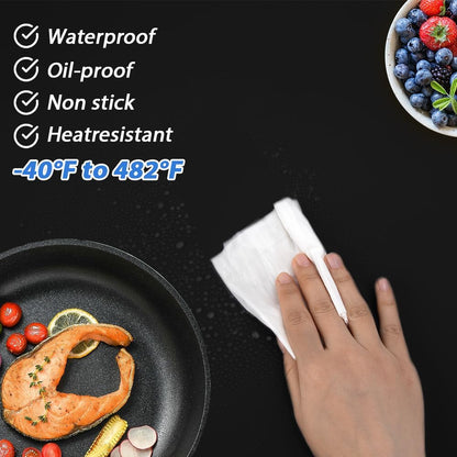 Extra Large Silicone Mat, 31.5x23.6 Inch Heat Resistant Mat for Kitchen Counter, Non Stick Silicone Baking Mat for Dough and Pastry, Thick Silicone placement Countertop Protector, Black countertop mat