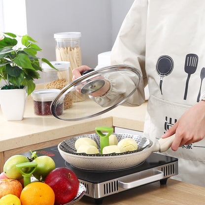 Expandable Steamer Basket, Stainless Steel Folding Steamer Insert