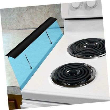 Silicone Stove Covers Flexible Filler for Seamless Sealing Between Stove and Counter Easy to Clean Kitchen Guard Ideal for Oven and Appliance Gaps