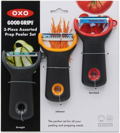 OXO Good Grips 3 Piece Y-Prep Peeler Set