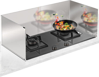 4 Sided Grease Splatter Guard, 15.7" X 15.7"