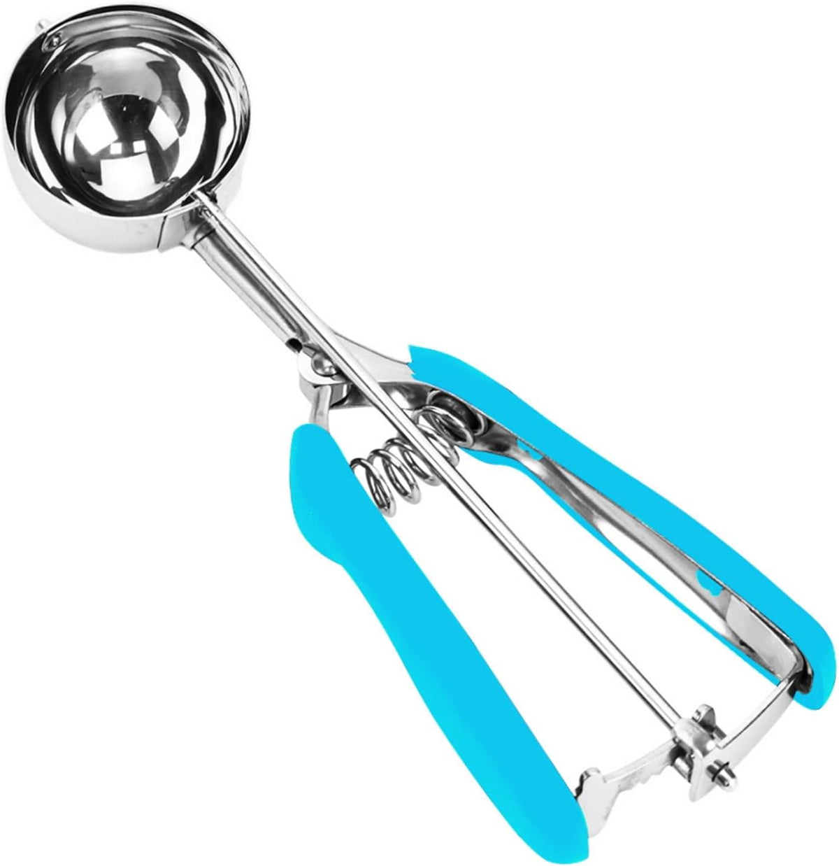 Ice Cream Scoop, 18/8 Stainless Steel Cookie Scoop, Cookie Scoops for Baking, 2 Tbsp/ 30 ml/ 1 oz Cookie Dough Scoop, Ice Cream Scooper with Trigger Release, Cookie Scooper for Baking