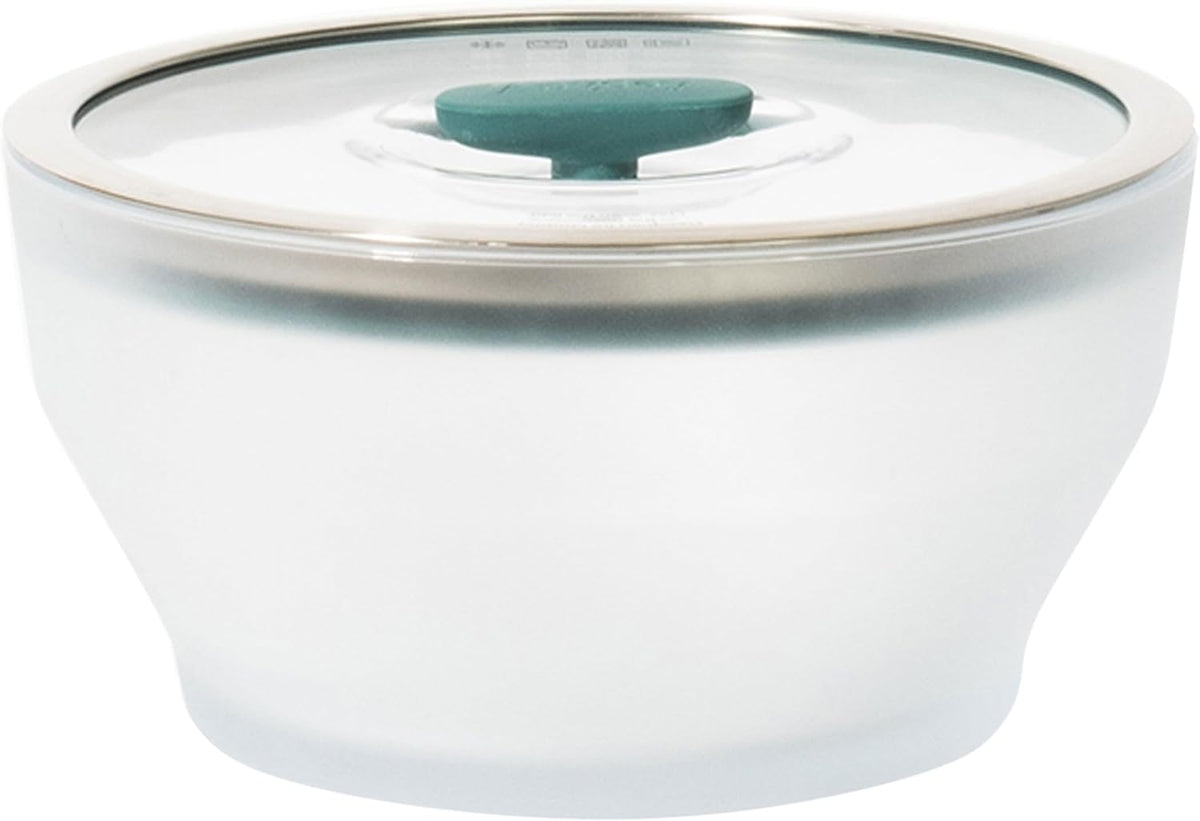 Anyday 8-Cup Microwave Cookware Glass Container with Lid (Kale)