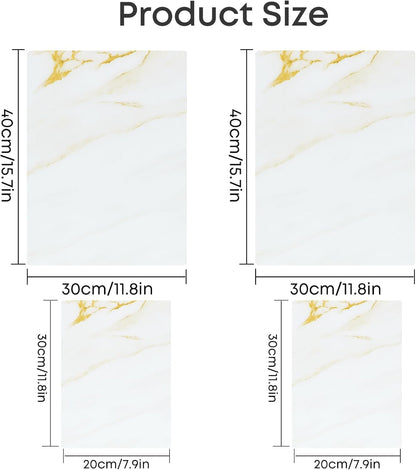 Murrey Home Glass Cutting Board Set for Kitchen Counter, Tempered Glass Chopping Boards Dishwasher Safe, Small Clear Countertop Tray, 16"x12"x2PC