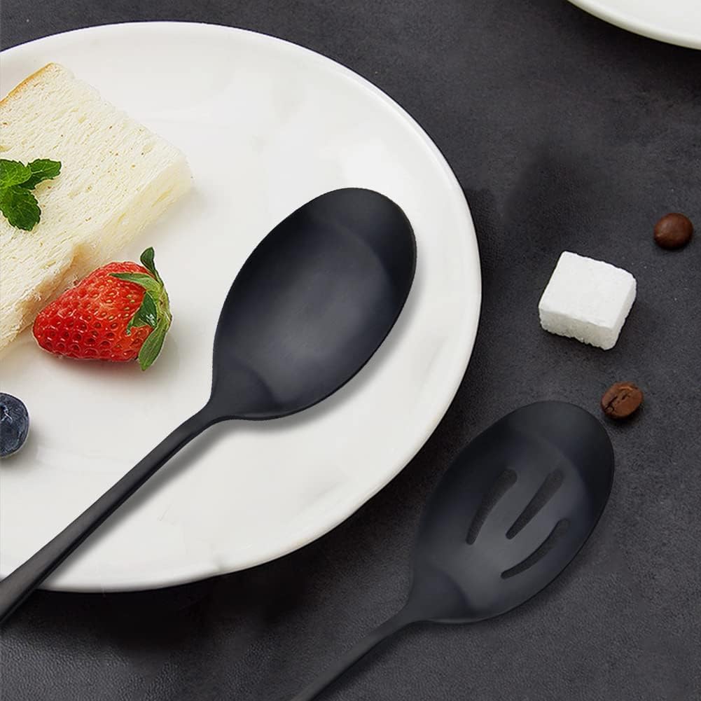 AOOSY Serving Utensils, Stainless Steel Silverware Serving Set