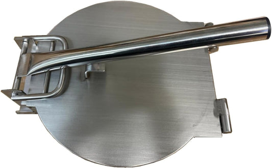 Heavy Duty Thick Stainless Steel Polished All Metal Mexican Style Tortilla Press Maker 11" Traditional Tortilladora Large Commercial Restaurant Grade High Quality Flour Corn Tortillas