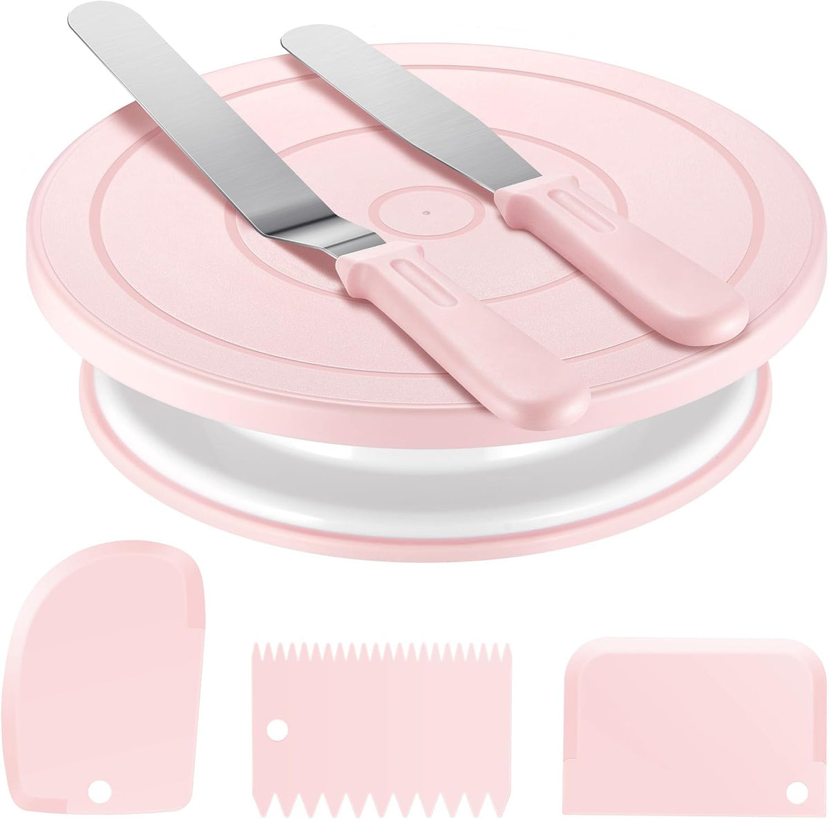 Kootek Cake Decorating Kit with Turntable Baking Supplies for Beginner Pros