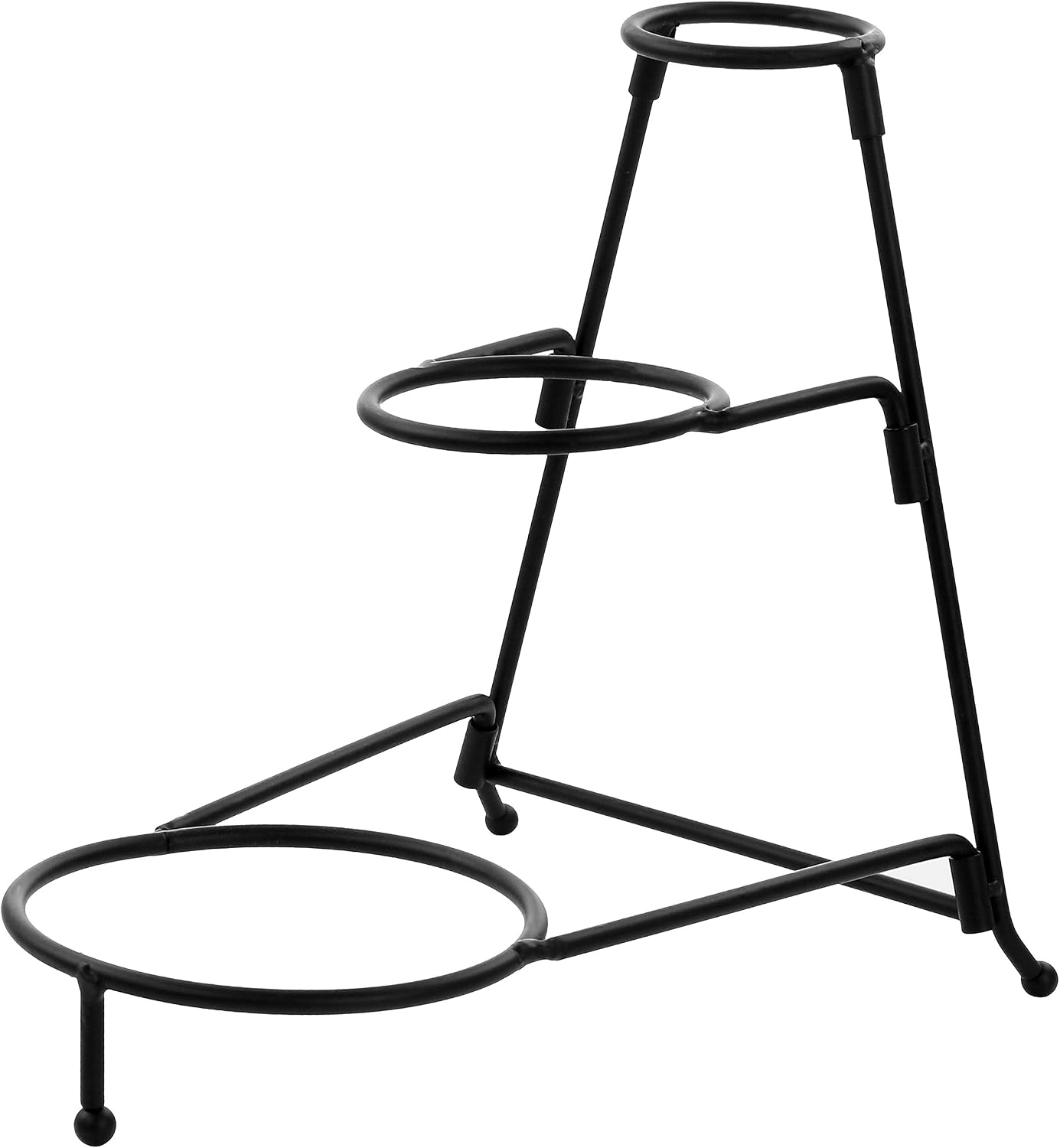 Elama Signature 12 1/4 Inch 6pc Lazy Susan Appetizer and Condiment Server Set