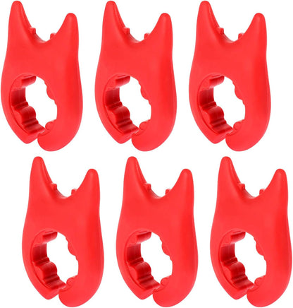 Alipis 6pcs Silicone Pot Lid Lifter Overflow Preventing Gadget for Boil over Stoppers Spilling Clip Holder for Pots Pans Easy to Use Kitchen Utensil