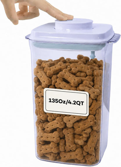 Bop Top Airtight Food Storage Containers with Lid 2 Cups / 16 oz | Kitchen Canister Sets | Air Tight Pantry Container | Pop Top Dry Food Storage Containers for Snacks, Sugar, Flour, Baking, Pasta