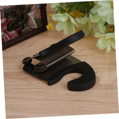 2pcs Pot Clip Spoon Holder - Stainless Steel Utensil Rest for Kitchen Cooking Clip for Spoon Ladle and Spatula Compact Design for Easy Storage