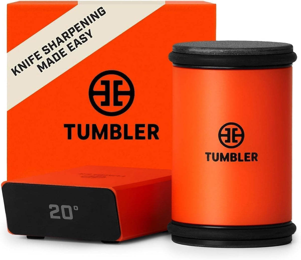 TUMBLER Pro Rolling Knife Sharpener™ (Orange)