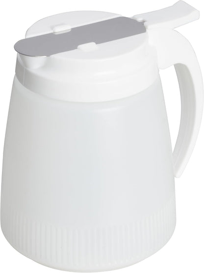 Winco PSUD-48 , Medium, White, Clear, 48 OZ, 1 Count (Pack of 1)