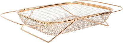 Stainless Steel Sink Strainer, Mesh Drain Basket with Grip Handles for Straining Vegetables Draining Fruits Kitchen Use
