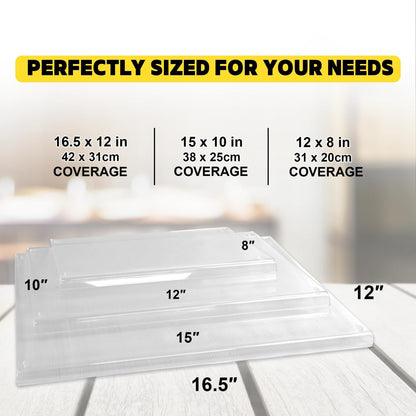 Acrylic Cutting Board with Counter Lip, Clear Cutting Boards for Countertop Protector, Cutting Board for Kitchen Counter, Non-Slip Dough Mat, Kitchen Decor Gadgets House Warming Gifts(24"x18")