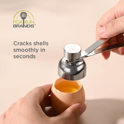 Fox Run Stainless Steel Egg Yolk Separator For Raw Eggs, 6.75” x 1.75” x 1”