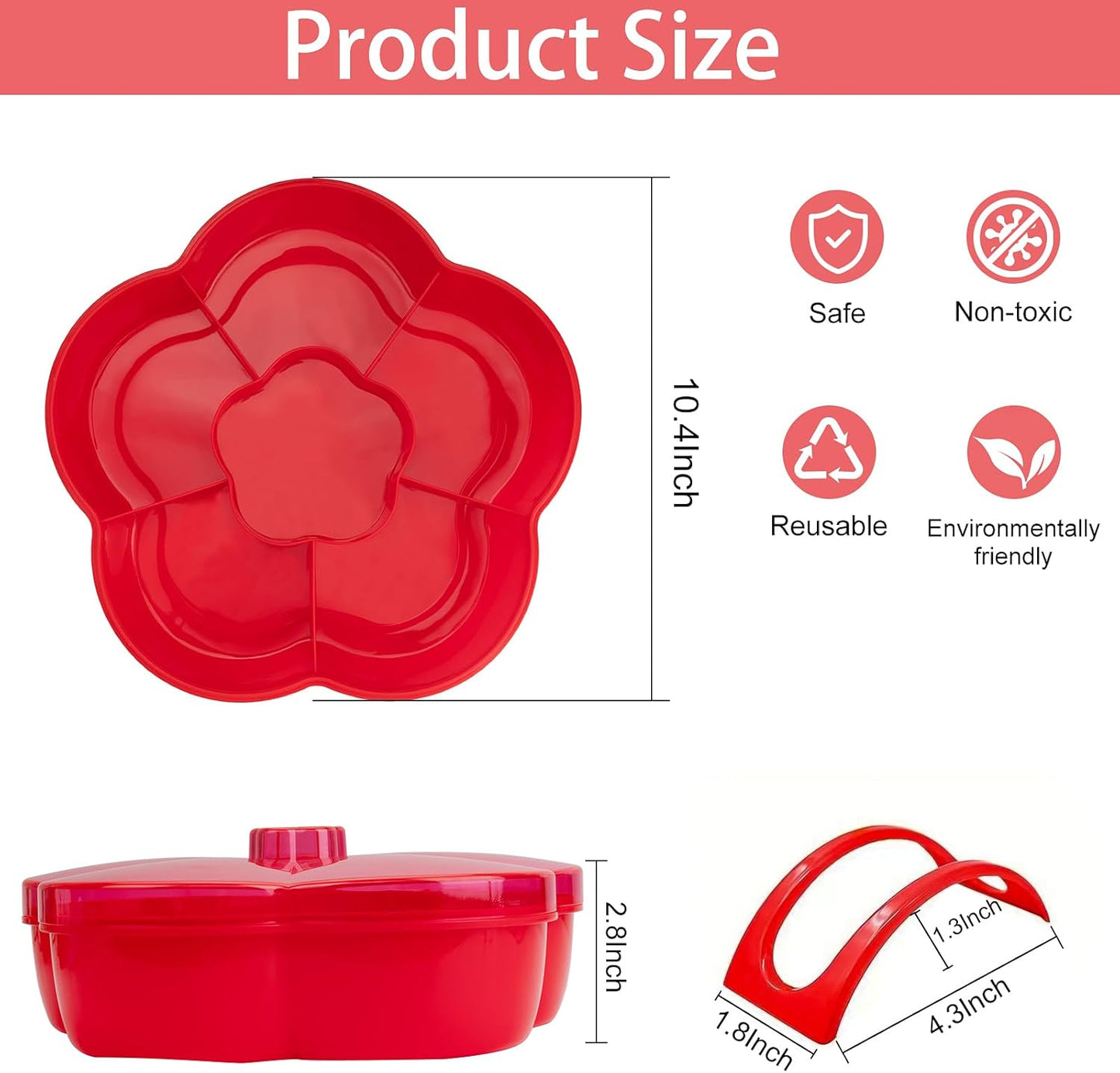 Taco Bar Serving Set for a Party with 12pcs Tortilla Holders Taco Tuesday Lazy Susan Tray Housewarming Set
