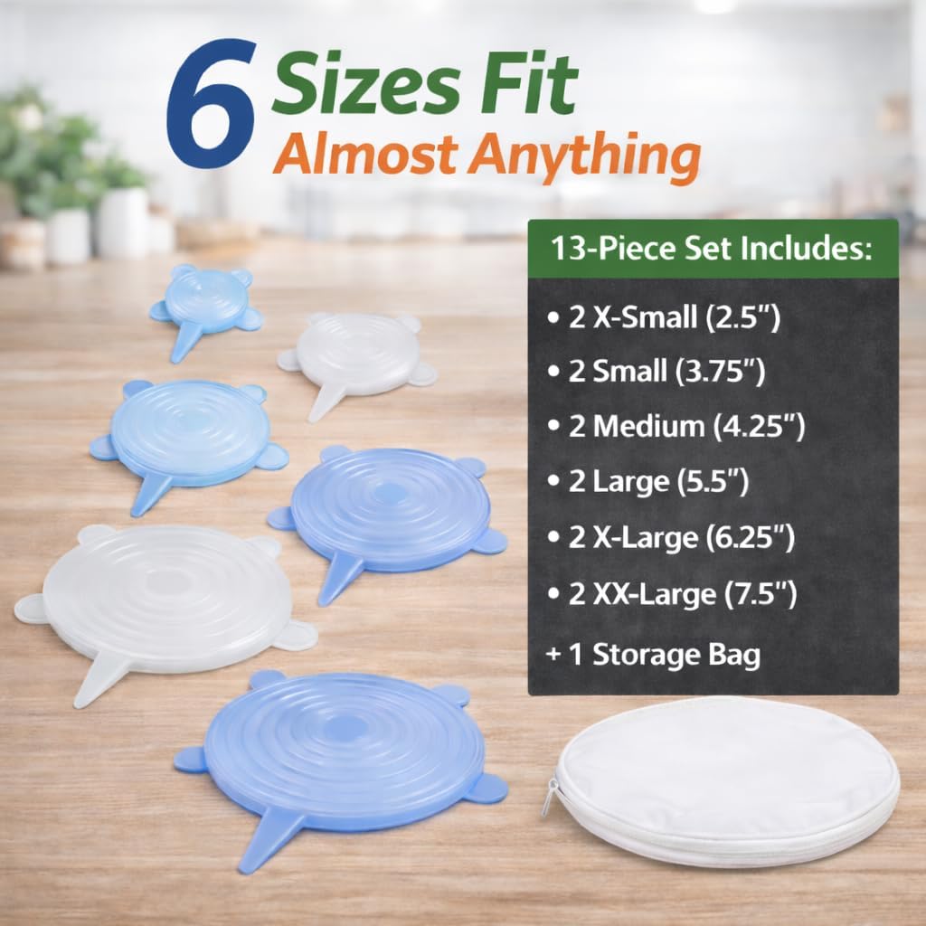HIC Kitchen Splatter Guards for Microwave, BPA Free
