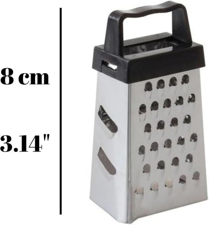 Mini Garlic Grater, Stainless Steel Cheese Ginger Vegetable Spices Small Grater for Kitchen
