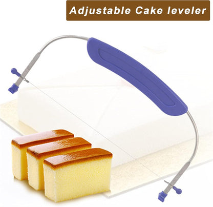 Professional 10-Inch Stainless Steel Cake Leveler & Slicer Baking Tool