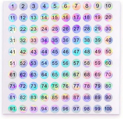 100-Pack Removable Freezer Labels, Waterproof Food Storage Stickers for Date & Contents Marking - Colors A