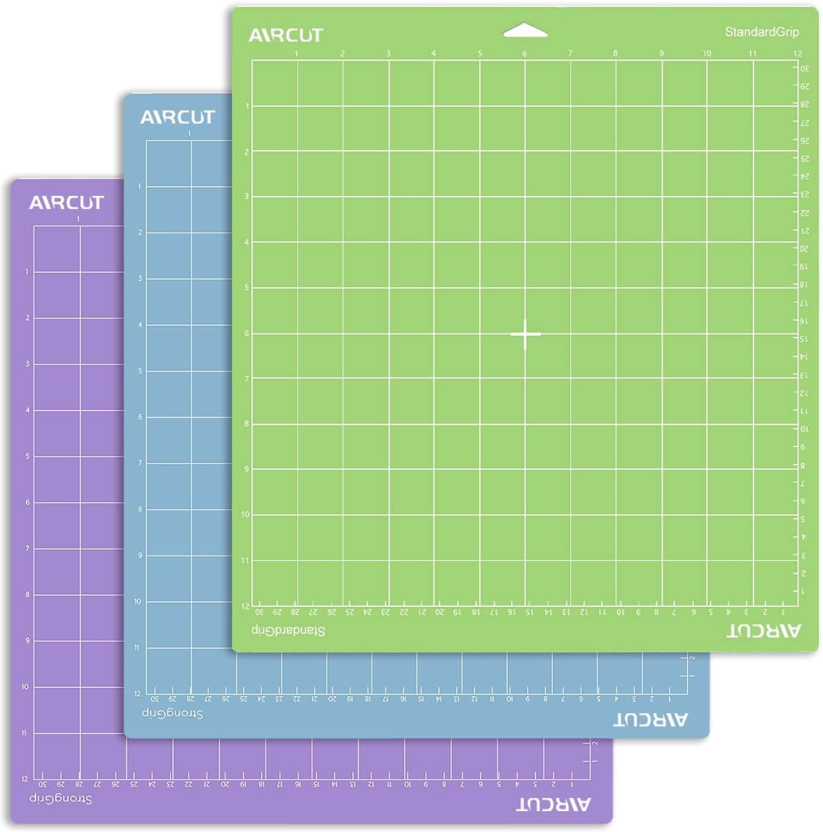 AIRCUT Cutting Mat for Cricut Maker and Explore Series, Blue Grip Mats