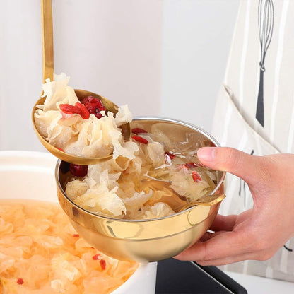 Stainless Steel Bowl Set: 500 ml Cereal Bowl, Set of 10 with Gift Box Included. Double Walled Insulated & Dishwasher Safe, Durable Deep Soup Bowl, Suitable for Home Kitchen & Child (Silver)