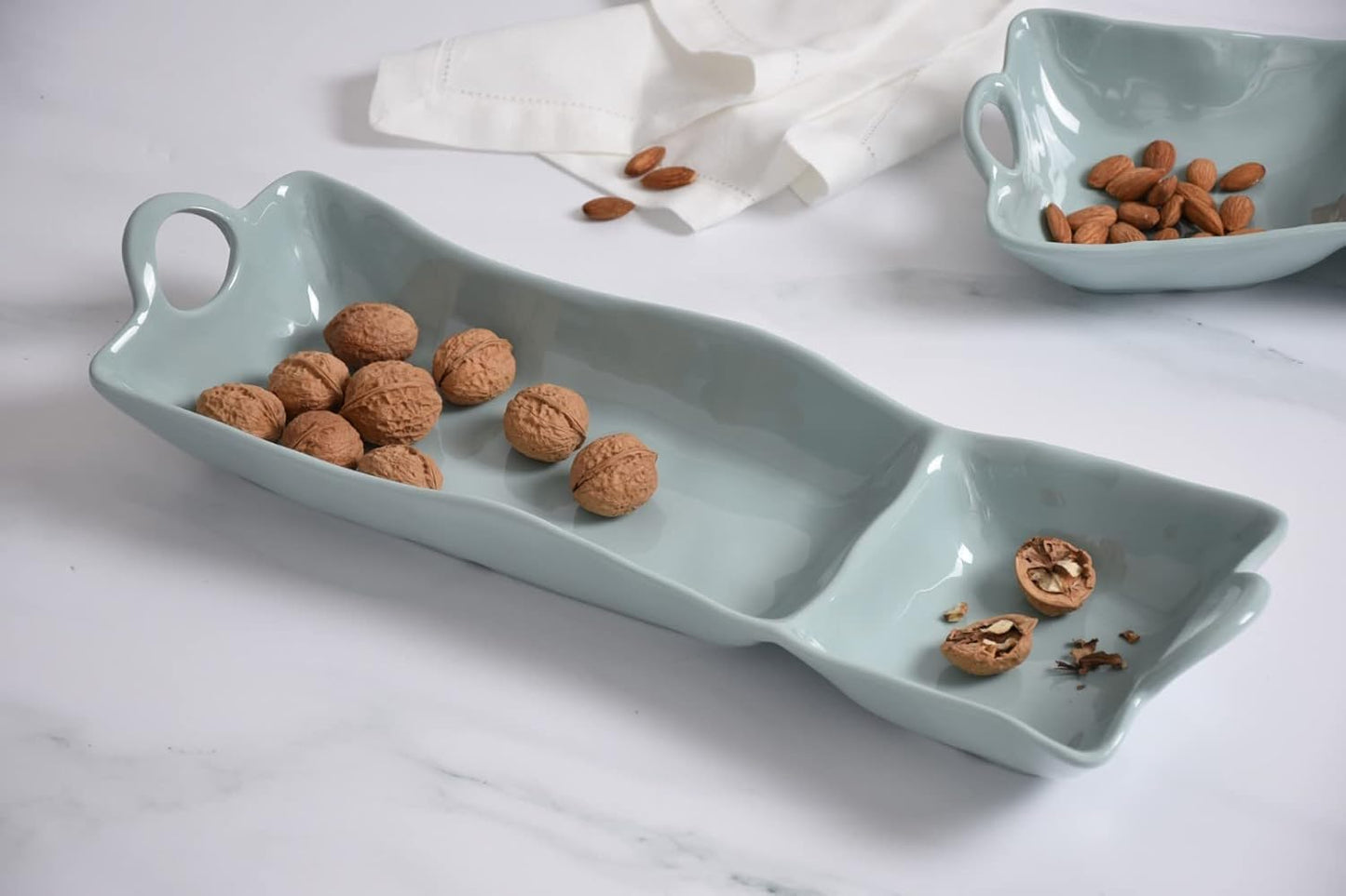 Pampa Bay Shatterproof Melamine Chip and Dip (Pastel Blue)